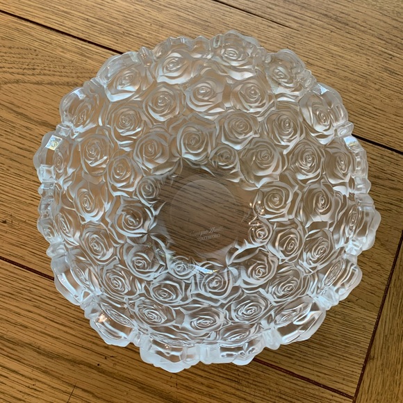 Monique Lhuillier by Waterford Crystal Sunday Rose bowl - Picture 4 of 5